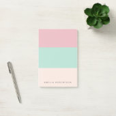Felle kleurblok gepersonaliseerd post-it® notes (Kantoor)