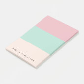 Felle kleurblok gepersonaliseerd post-it® notes (Schuin)