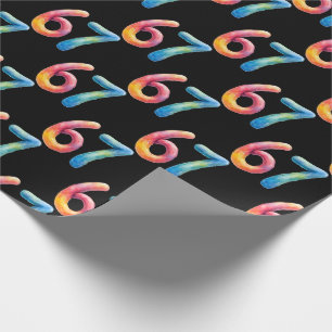 Felle kleuren 67 Helemaal geen betekenis Zwart  Cadeaupapier