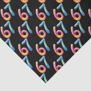 Felle kleuren 67 Helemaal geen betekenis Zwart Tissuepapier