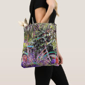 Felle kleuren fiets tas (Dichtbij)