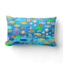 Felle kussen - Funky ontwerp