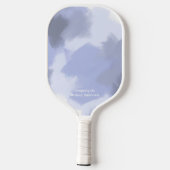 Felle Lila penseelstreek Pickleball Paddle (Achterkant)