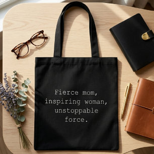 Felle Moeder Inspirerende Vrouw Onstuitbare Kracht Draagtas