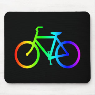 Felle Ombre Regenboog Fiets Muismat