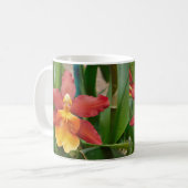 Felle Orchideeën Mok (Voorkant links)
