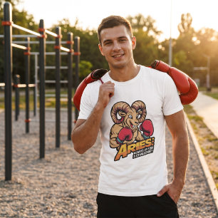 Felle Ram Stiervechter "Altijd klaar voor een uitd T-shirt