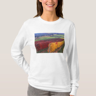 Felle rode en gele herfstkleuren op Gehring T-shirt