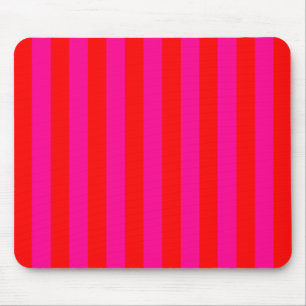 Felle roze strepen muismat