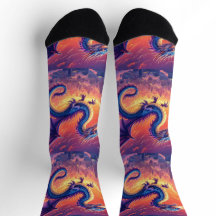 Felle sokken UNISEX Drakenvuur 0040759