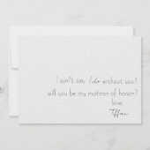 Felle tulpen en groen Matrone van eer Kaart (Achterkant)