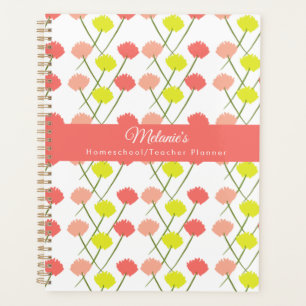 Felle Wilde Bloem Leraar School Homeschool Planner