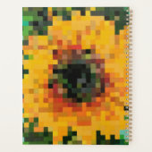 Felle zonnebloem planner (Achterkant)