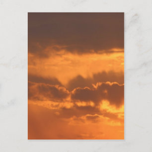 felle zonsopgang briefkaart