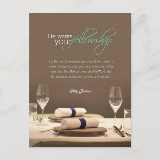 Fellowship Briefkaart (Voorkant)