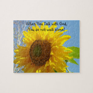 Fellowship giften Sunflower Puzzle Praat met God Legpuzzel