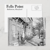 Fells Point Briefkaart (Voorkant / Achterkant)