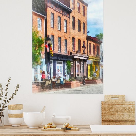 Fells Point Street Poster (Keuken)