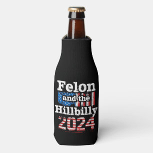 Felon & Hillbilly Trump Vance 2024 Flesjeskoeler