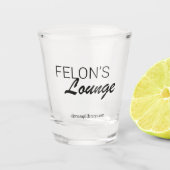 "Felon's Lounge" Verre en feu (Devant)