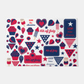 Felpudo 4 de Julio Deurmat (Voorkant)