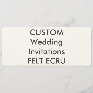 FELT ECRU 110 lb 9,25 inch x 4-inch weddenschappen Kaart