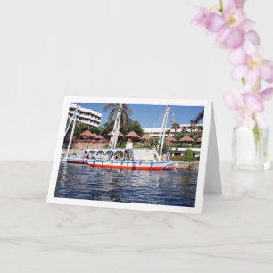 Felucca Boten op de Nijl, Luxor Kaart