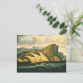 Felucca van Gibraltar door Thomas Chambers Briefkaart (Staand voorkant)