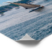 Feluccas varen langs de Nijl - Aswan, Egypte Poster (Hoek)