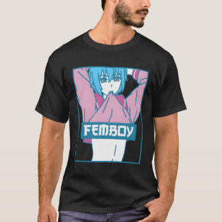 Fem Esthetische Pastel Yaoi Anime Crossdressing T-shirt