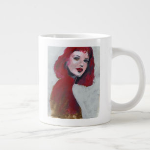 Fem Portrait - Rood Extra Grote Beker