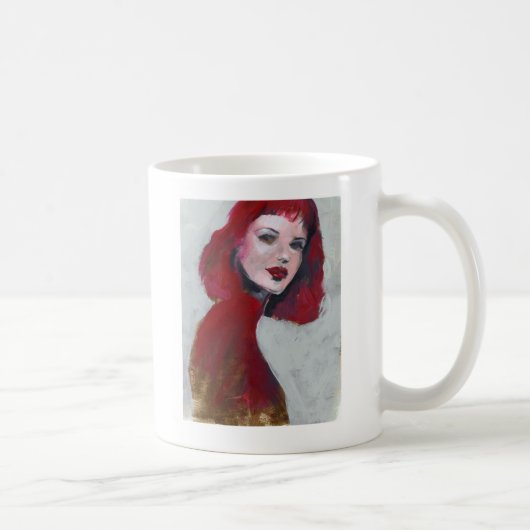 Fem Portrait - Rood Koffiemok (Rechts)