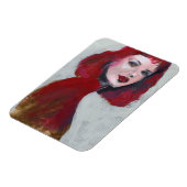 Fem Portrait - Rood Magneet (Linkerzijde)