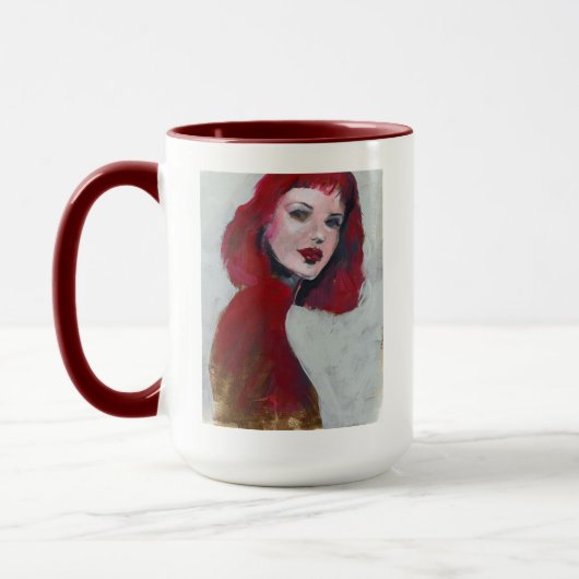Fem Portrait - Rood Mok (Links)