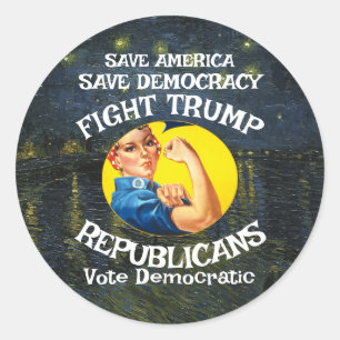 FEMA TSA TRUMP FW EPA REPUBLIKEINSE PARTIJ PRIJS K RONDE STICKER