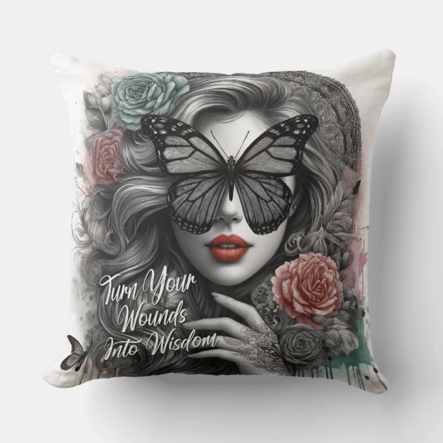 Female Daily Affirmation Kussen (Voorkant)