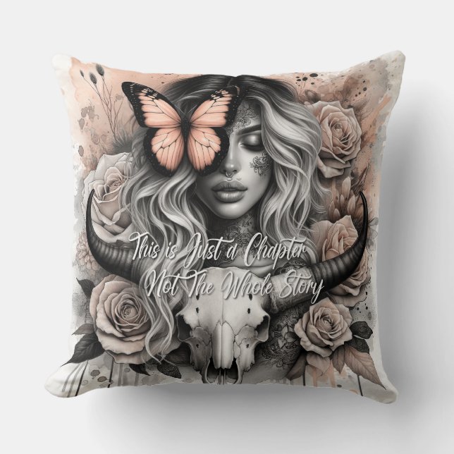 Female Daily Affirmation Kussen (Voorkant)