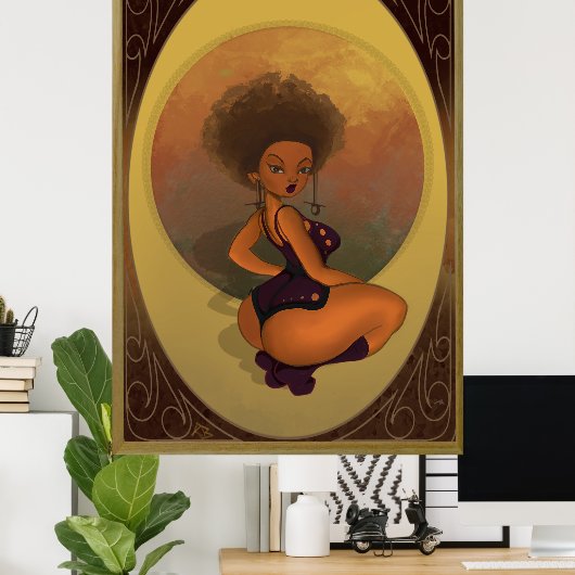 Female Lady Bug type poster (Bureau à domicile)