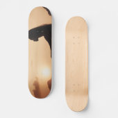 Female Silhouette at Sunset Skateboard (Voorkant)