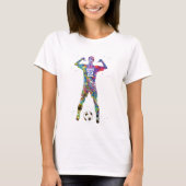 Female Soccer Player T-shirt (Voorkant)