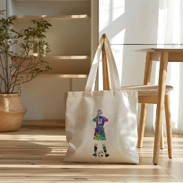 Female Soccer Player  Tote Bag