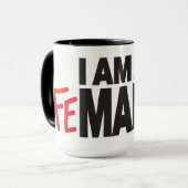 FeMANist Man Mug (Devant gauche)