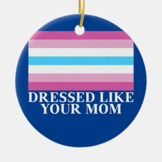 Femboy Flag drukte als je moeder Keramisch Ornament