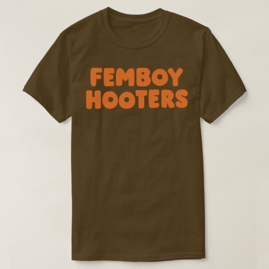Femboy Hooters 2 T-shirt (Design voorkant)
