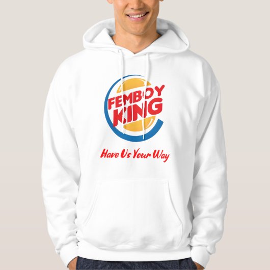 Femboy King Sweat - shirt à capuche à 1 face (Devant)
