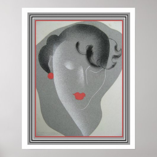 "Femina" Art Deco Print ca. 1920-16 x 20 (Voorkant)