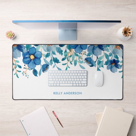 Féminin Tendance Monogramme Botanique (Bureau 1)