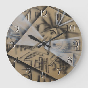 Feminina Backward Clock Grote Klok