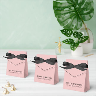 Feminine Birthday Party Favor Design | Blush Rose Bedankdoosjes