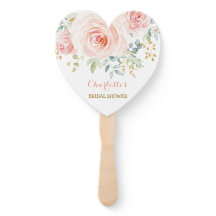 Feminine Blush Pink Floral Bridal Wedding Shower